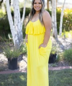 Boutique Simplified Unleash Your Beauty - Yellow Maxi