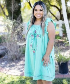 Boutique Simplified Fiesta Island Summer Dress Apparel