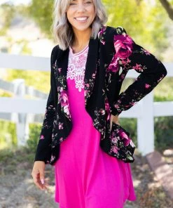 Boutique Simplified Blazer Of Glory - Rose 12 Boutique Simplified Blazer Of Glory - Rose