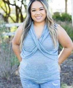 Boutique Simplified Apparel Heavenly Wrapped Top