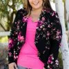 Boutique Simplified Blazer Of Glory - Rose
