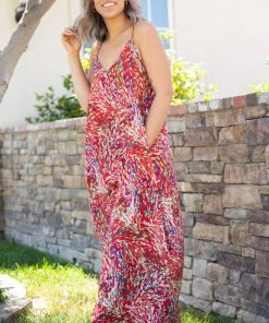 Boutique Simplified Apparel Crimson Tides Maxi 8 Boutique Simplified Apparel Crimson Tides Maxi