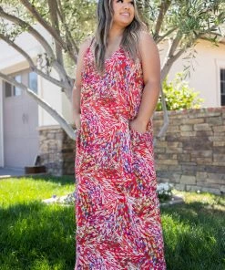Boutique Simplified Apparel Crimson Tides Maxi