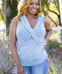 Boutique Simplified Apparel Heavenly Wrapped Top