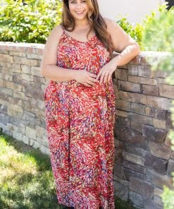 Boutique Simplified Apparel Crimson Tides Maxi 7 Boutique Simplified Apparel Crimson Tides Maxi