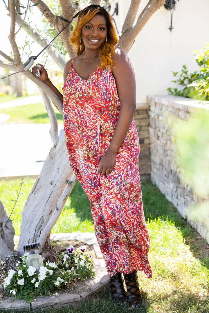 Boutique Simplified Apparel Crimson Tides Maxi 2 Boutique Simplified Apparel Crimson Tides Maxi