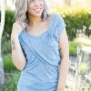 Boutique Simplified Apparel Heavenly Wrapped Top
