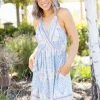 Boutique Simplified Sweet Dreams Surplice Dress Apparel