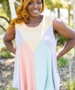 Boutique Simplified Apparel Joyous Jamboree Sleeveless Top