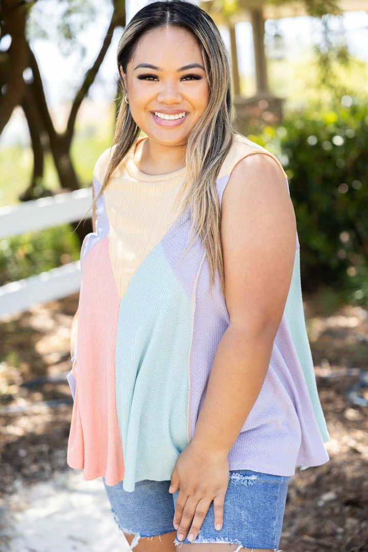 Boutique Simplified Apparel Joyous Jamboree Sleeveless Top 5 Boutique Simplified Apparel Joyous Jamboree Sleeveless Top