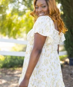 Boutique Simplified Sunrise To Sunset Smocked Babydoll