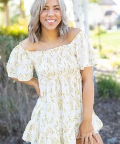 Boutique Simplified Sunrise To Sunset Smocked Babydoll