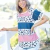 Boutique Simplified Kind Hearted Short Seeve Top Apparel