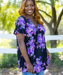 Boutique Simplified Gem Stone Ruffled Babydoll