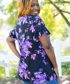 Boutique Simplified Gem Stone Ruffled Babydoll