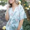 Boutique Simplified Forever In Paradise Short Sleeve Tunic