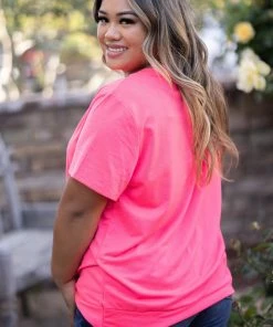 Boutique Simplified Hot Pink Dreams With A Twist Apparel
