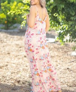 Boutique Simplified Apparel Simply Stunning Dusty Pink Maxi 10 Boutique Simplified Apparel Simply Stunning Dusty Pink Maxi