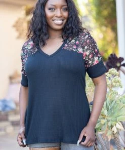 Boutique Simplified Sheer Beauty Short Sleeve