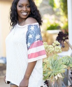 Boutique Simplified Apparel America The Beautiful Short Sleeve