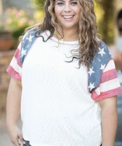 Boutique Simplified Apparel America The Beautiful Short Sleeve