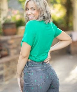 Boutique Simplified Be My Baby-Doll In Green Apparel