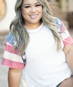 Boutique Simplified Apparel America The Beautiful Short Sleeve