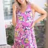 Boutique Simplified Apparel Tropical Bliss Swing Dress