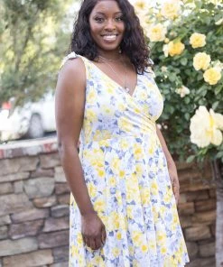 Boutique Simplified Apparel Sunshine & Roses Dress