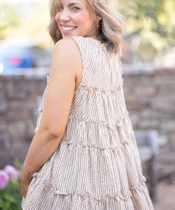 Boutique Simplified Apparel Sandy Springs Tiered Ruffle