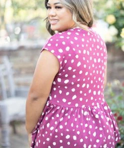 Boutique Simplified Apparel Connect The Dots Babydoll