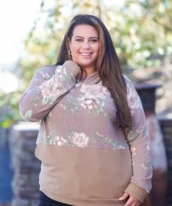 Boutique Simplified Natural Babe Hoodie