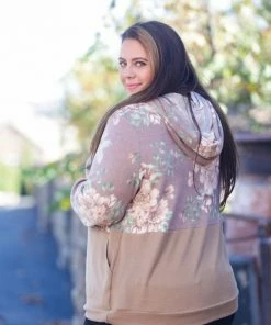 Boutique Simplified Natural Babe Hoodie