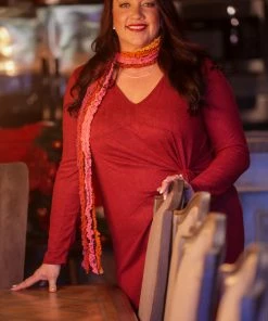 Boutique Simplified Wine & Dine Sweater Midi Dress 8 Boutique Simplified Wine & Dine Sweater Midi Dress