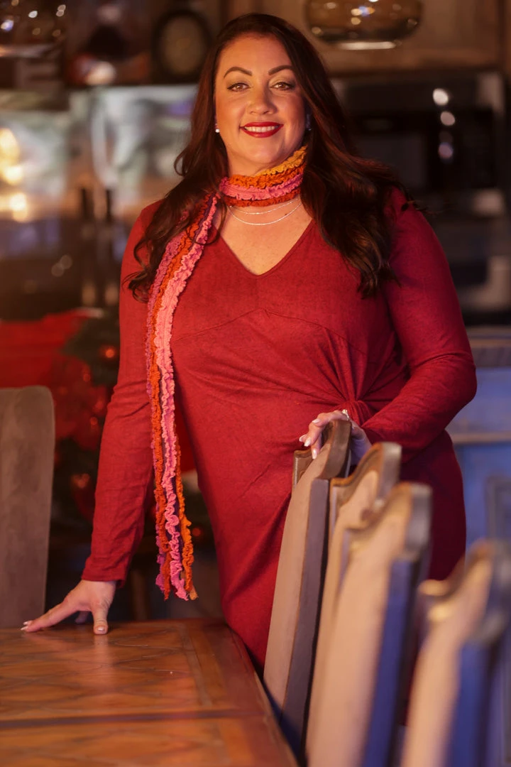 Boutique Simplified Wine & Dine Sweater Midi Dress 3 Boutique Simplified Wine & Dine Sweater Midi Dress