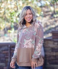 Boutique Simplified Natural Babe Hoodie