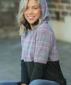 Boutique Simplified The Merriest Colorblock Hoodie