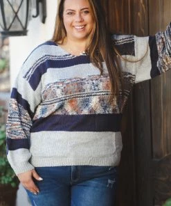 Boutique Simplified Coastal Sunsets Pullover