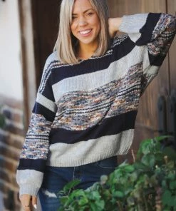 Boutique Simplified Coastal Sunsets Pullover