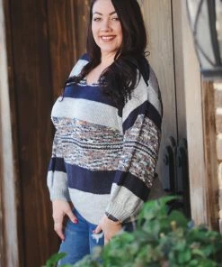 Boutique Simplified Coastal Sunsets Pullover