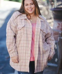 Boutique Simplified 2X Spring Showers Jacket