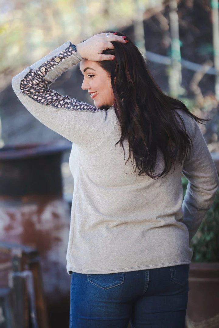 Boutique Simplified Stunner Brushed Hacci Top 5 Boutique Simplified Stunner Brushed Hacci Top