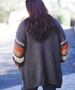 Boutique Simplified Cozy & Content Knit Cardigan