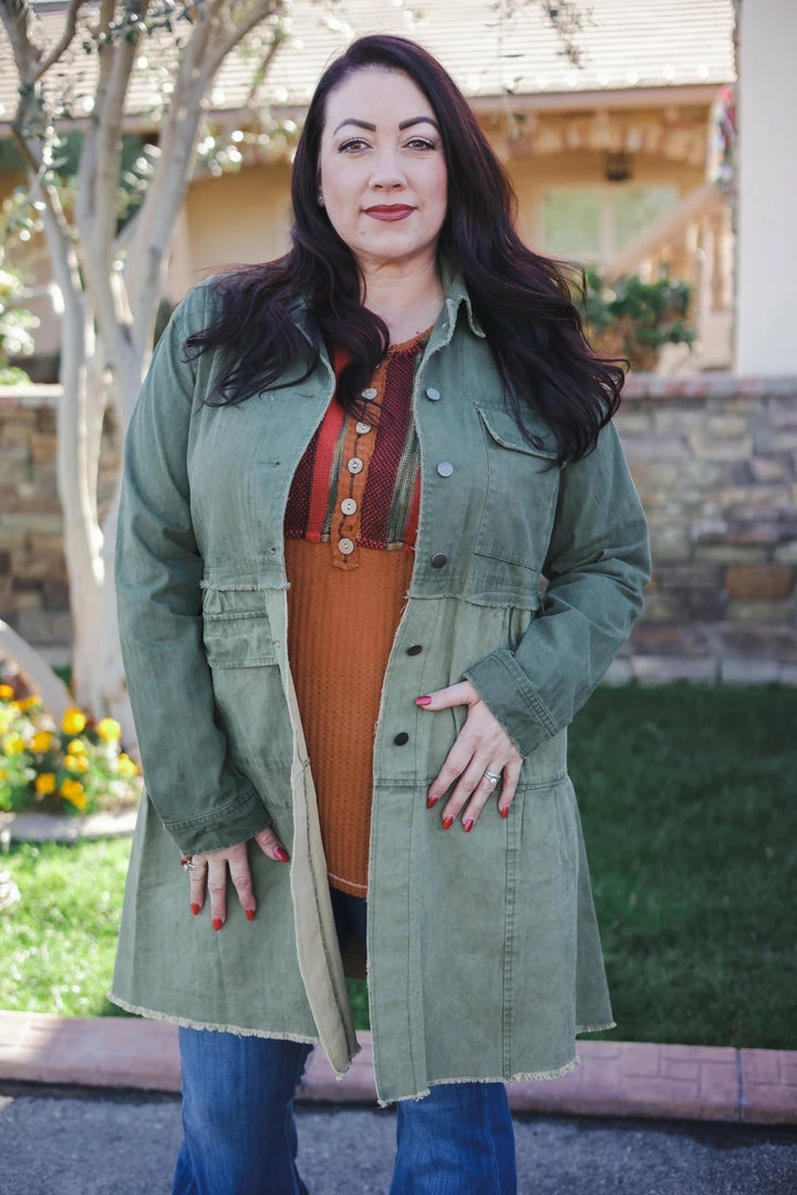 Boutique Simplified Confidence In Denim Tiered Jacket 3 Boutique Simplified Confidence In Denim Tiered Jacket