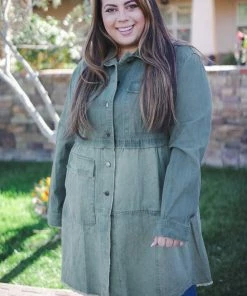 Boutique Simplified Confidence In Denim Tiered Jacket 12 Boutique Simplified Confidence In Denim Tiered Jacket