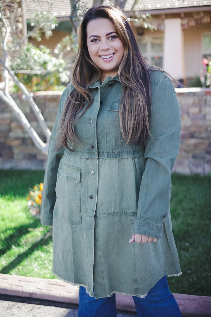 Boutique Simplified Confidence In Denim Tiered Jacket 4 Boutique Simplified Confidence In Denim Tiered Jacket