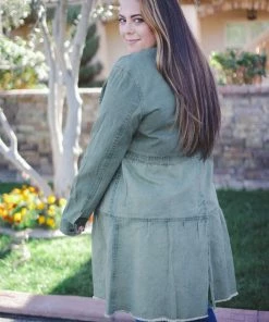 Boutique Simplified Confidence In Denim Tiered Jacket 15 Boutique Simplified Confidence In Denim Tiered Jacket