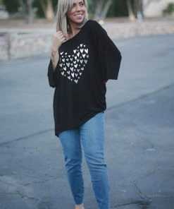 Boutique Simplified Heart Flutters Tunic 7 Boutique Simplified Heart Flutters Tunic