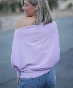 Boutique Simplified Lavender Fields Dolman