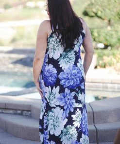 Boutique Simplified Navy Floral Maxi Dress 7 Boutique Simplified Navy Floral Maxi Dress